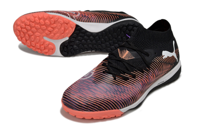 Puma Future 8 Ultimate TF Artificial Turf Soccer Shoes - Black/Pink/Blue