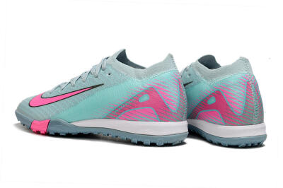 Nike Air Zoom Mercurial Vapor 16 Elite TF Artificial Turf Soccer Shoes - Jade/Pink/White