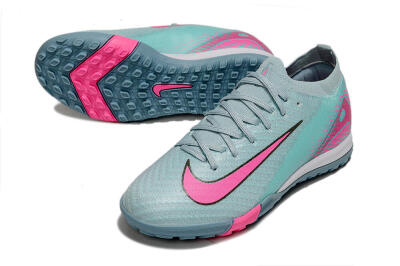 Nike Air Zoom Mercurial Vapor 16 Elite TF Artificial Turf Soccer Shoes - Jade/Pink/White