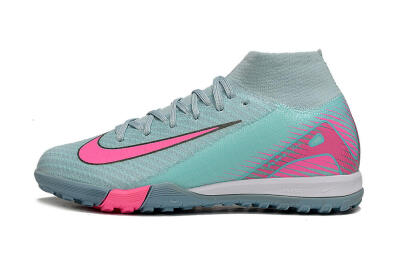 Nike Air Zoom Mercurial Superfly 10 Elite TF Artificial Turf Soccer Shoes - Jade/Pink