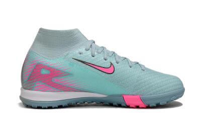 Nike Air Zoom Mercurial Superfly 10 Elite TF Artificial Turf Soccer Shoes - Jade/Pink