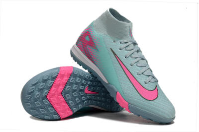 Nike Air Zoom Mercurial Superfly 10 Elite TF Artificial Turf Soccer Shoes - Jade/Pink