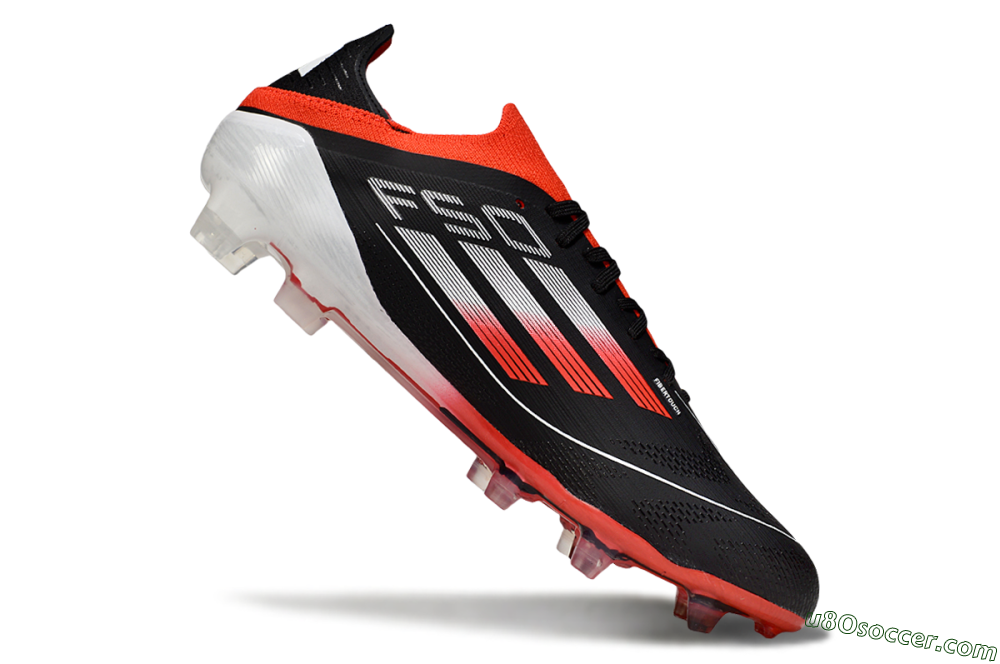 Adidas F50 Elite FG Firm Ground Soccer Cleats - Black/Red/White 4