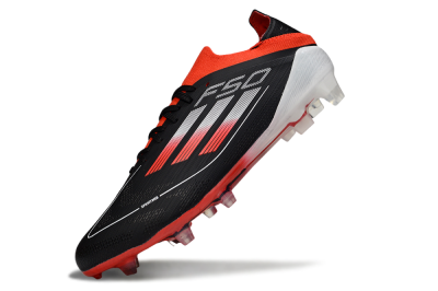 Adidas F50 Elite FG Firm Ground Soccer Cleats - Black/Red/White