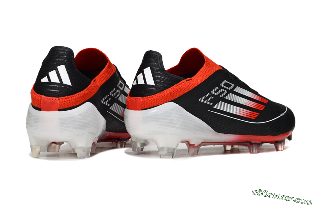 Adidas F50 Elite FG Firm Ground Soccer Cleats - Black/Red/White 6