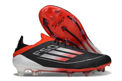 Adidas F50 Elite FG Firm Ground Soccer Cleats - Black/Red/White