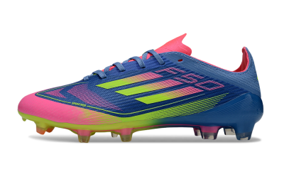 Adidas F50 Elite FG Firm Ground Soccer Cleats - Blue/Yellow/Pink