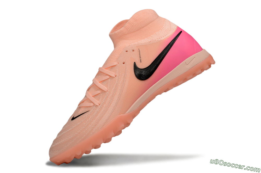 Nike Phantom Luna Elite TF Artificial Turf Soccer Shoes - Pink/Black 5