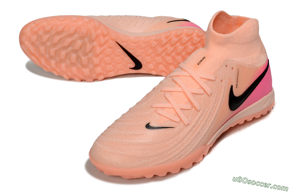 Nike Phantom Luna Elite TF Artificial Turf Soccer Shoes - Pink/Black 3