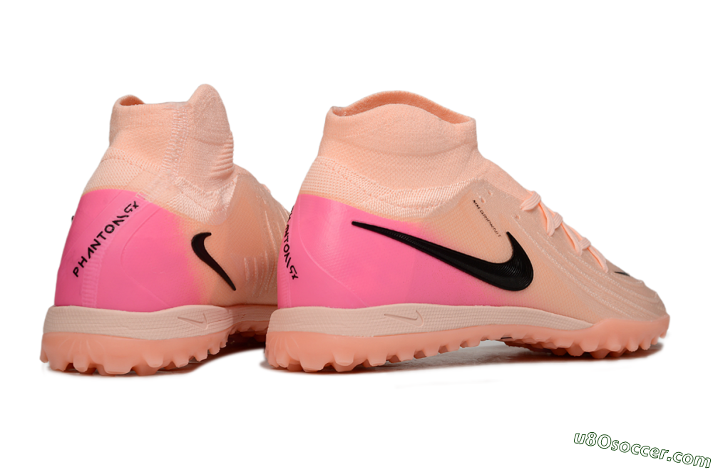 Nike Phantom Luna Elite TF Artificial Turf Soccer Shoes - Pink/Black 6