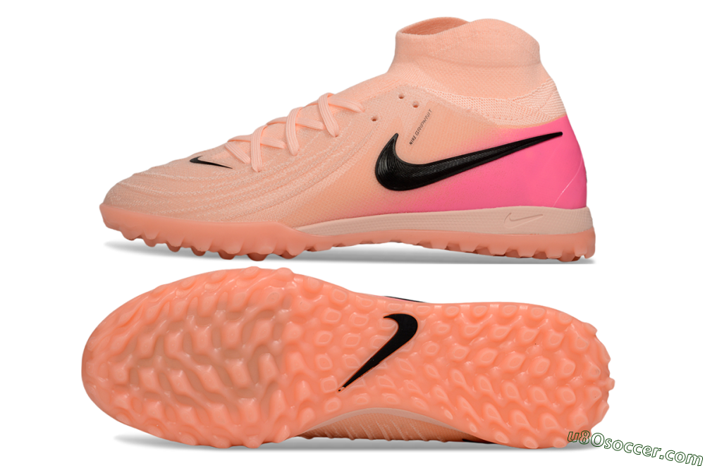 Nike Phantom Luna Elite TF Artificial Turf Soccer Shoes - Pink/Black 0