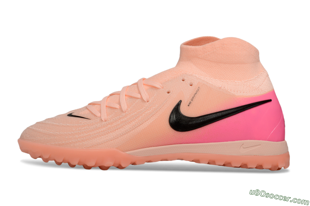 Nike Phantom Luna Elite TF Artificial Turf Soccer Shoes - Pink/Black 2