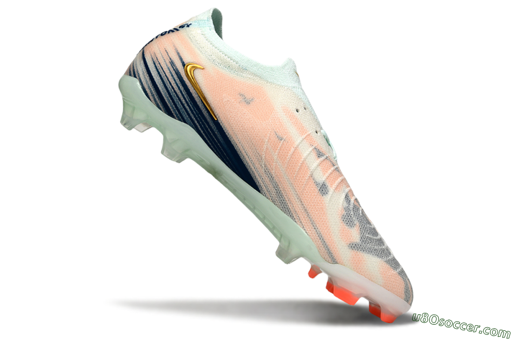 Nike Phantom GX 2 Elite FG Firm Ground Soccer Cleats - Pink/Blue/Gold 4