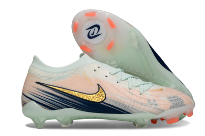 Nike Phantom GX 2 Elite FG Firm Ground Soccer Cleats - Pink/Blue/Gold