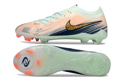 Nike Phantom GX 2 Elite FG Firm Ground Soccer Cleats - Pink/Blue/Gold