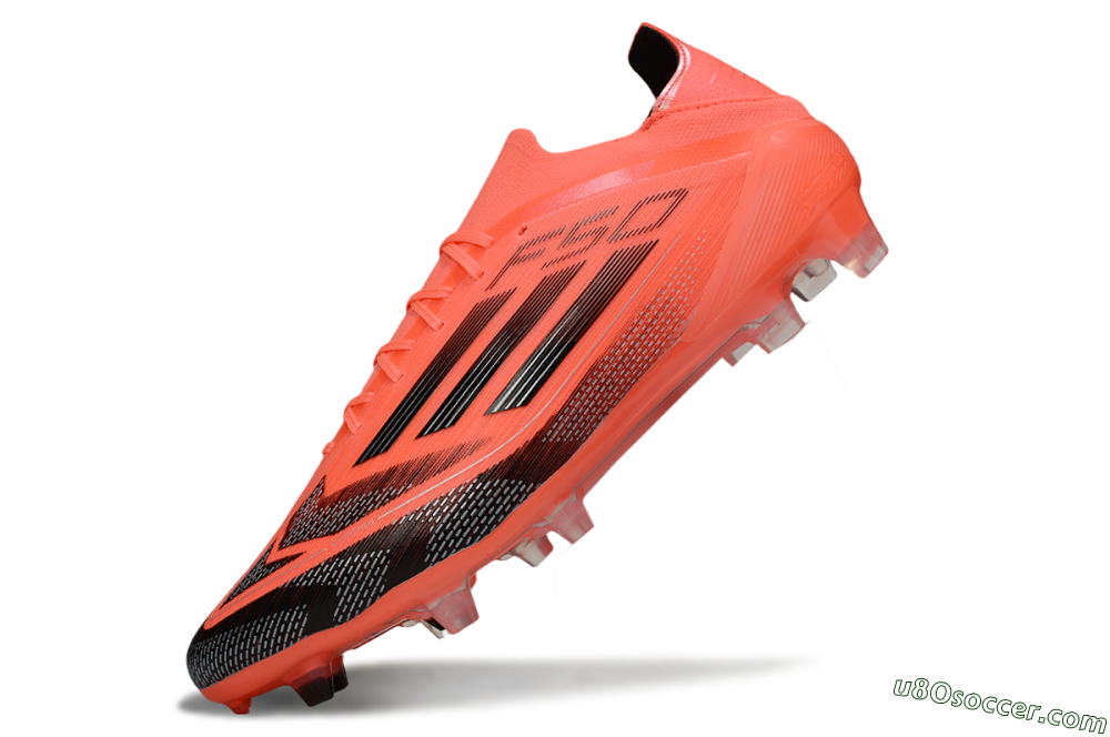 Adidas F50 Elite FG Firm Ground Soccer Cleats - Red/Black/Silver 5