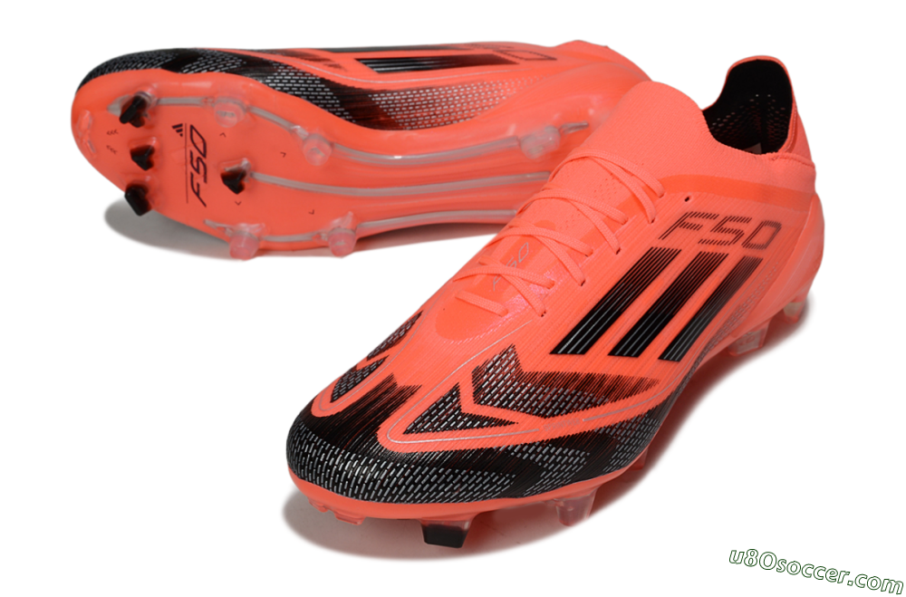 Adidas F50 Elite FG Firm Ground Soccer Cleats - Red/Black/Silver 3