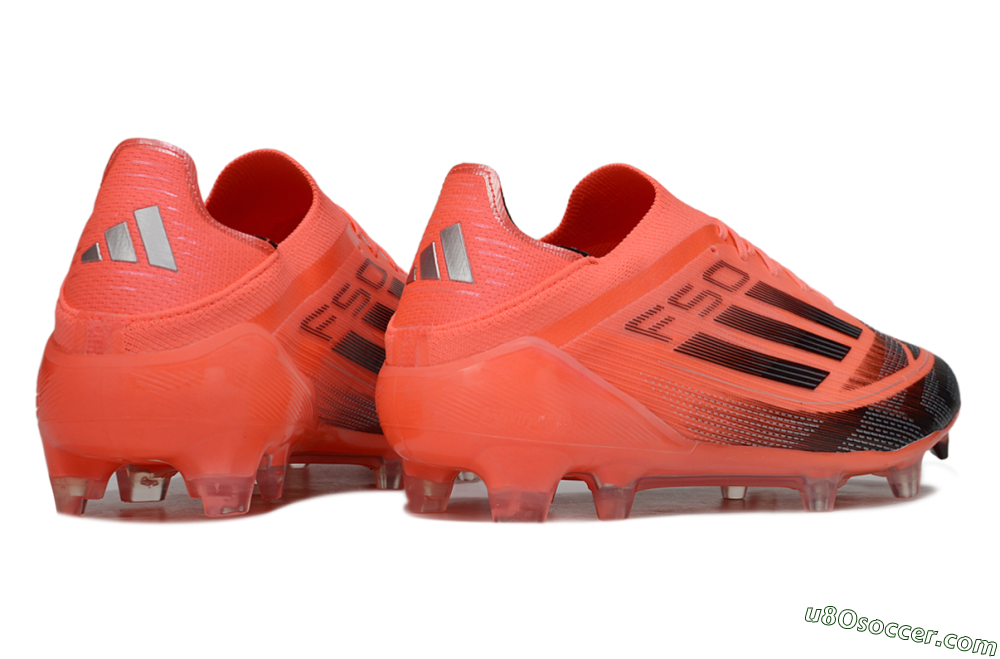 Adidas F50 Elite FG Firm Ground Soccer Cleats - Red/Black/Silver 6