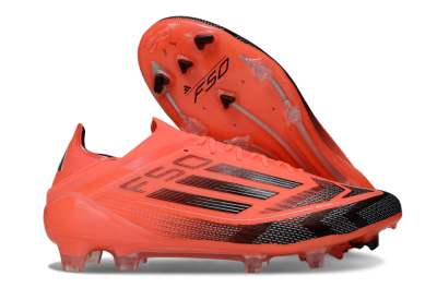 Adidas F50 Elite FG Firm Ground Soccer Cleats - Red/Black/Silver