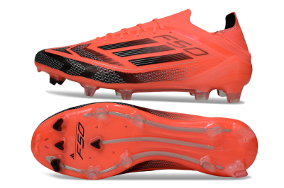 Adidas F50 Elite FG Firm Ground Soccer Cleats - Red/Black/Silver