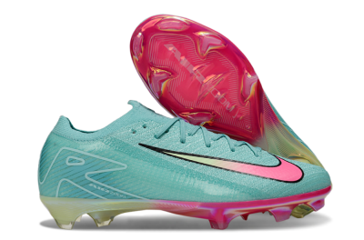 Nike Air Zoom Mercurial Vapor 16 Elite FG Firm Ground Soccer Cleats - Jade/Pink/Yellow