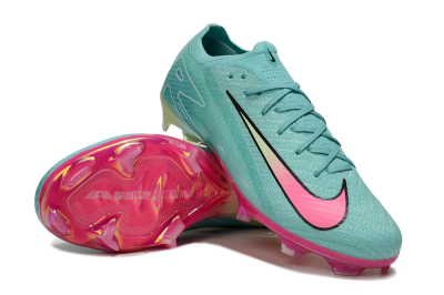 Nike Air Zoom Mercurial Vapor 16 Elite FG Firm Ground Soccer Cleats - Jade/Pink/Yellow