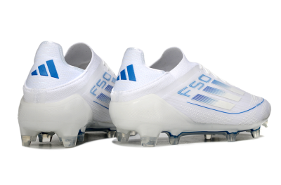 Adidas F50 Elite FG Firm Ground Soccer Cleats - White/Blue