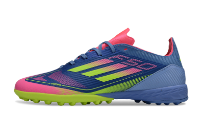 Adidas F50 Pro TF Artificial Turf Soccer Shoes - Blue/Yellow/Pink