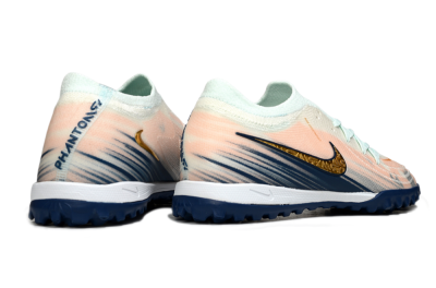 Nike Phantom GX 2 Elite TF Artificial Turf Soccer Shoes - Pink/Blue/Gold