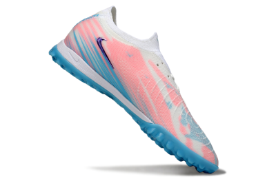Nike Phantom GX 2 Elite TF Artificial Turf Soccer Shoes - White/Pink/Blue