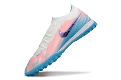 Nike Phantom GX 2 Elite TF Artificial Turf Soccer Shoes - White/Pink/Blue