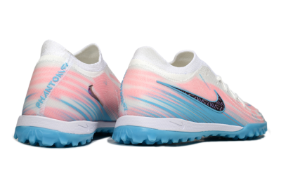 Nike Phantom GX 2 Elite TF Artificial Turf Soccer Shoes - White/Pink/Blue