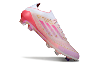 Adidas F50 Elite 304 FG Firm Ground Soccer Cleats - Pink/White/Gold