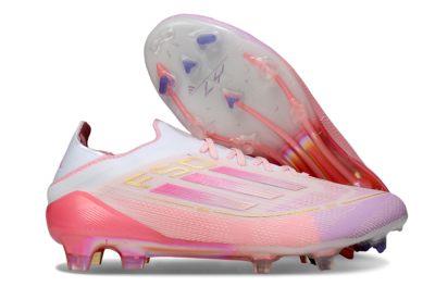 Adidas F50 Elite 304 FG Firm Ground Soccer Cleats - Pink/White/Gold