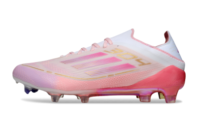 Adidas F50 Elite 304 FG Firm Ground Soccer Cleats - Pink/White/Gold