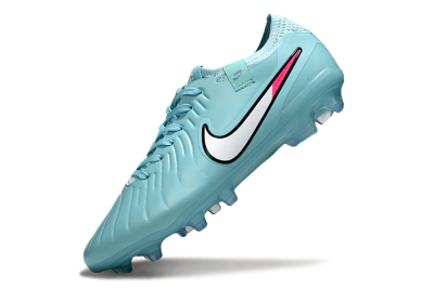 Nike Tiempo Legend 10 Elite FG Firm Ground Soccer Cleats - Jade/White/Pink