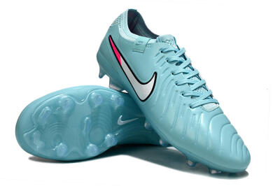 Nike Tiempo Legend 10 Elite FG Firm Ground Soccer Cleats - Jade/White/Pink