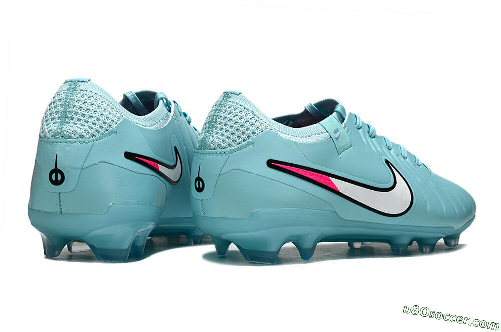 Nike Tiempo Legend 10 Elite FG Firm Ground Soccer Cleats - Jade/White/Pink 7