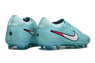 Nike Tiempo Legend 10 Elite FG Firm Ground Soccer Cleats - Jade/White/Pink