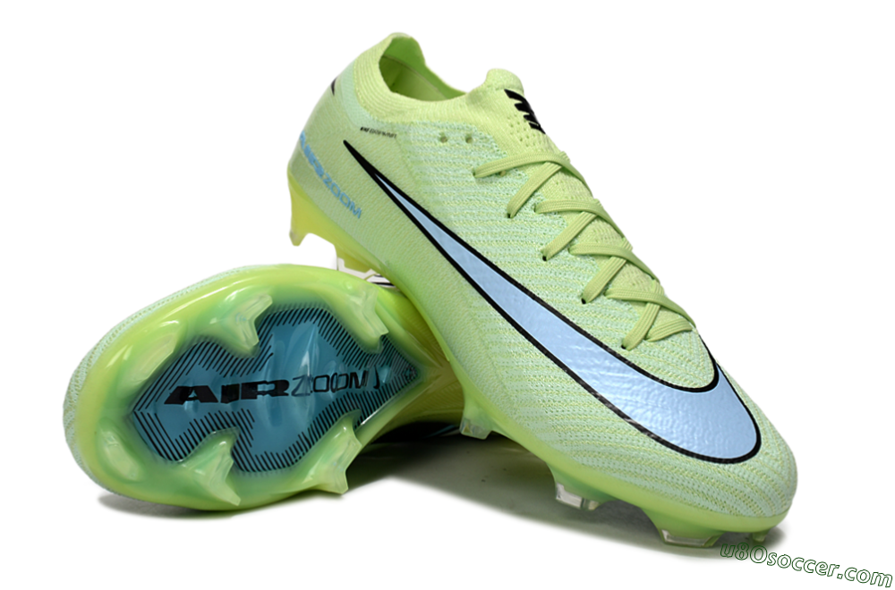Nike Air Zoom Mercurial Vapor 16 Elite FG Firm Ground Soccer Cleats - Yellow/Blue/Black 3