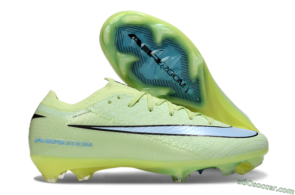 Nike Air Zoom Mercurial Vapor 16 Elite FG Firm Ground Soccer Cleats - Yellow/Blue/Black 1