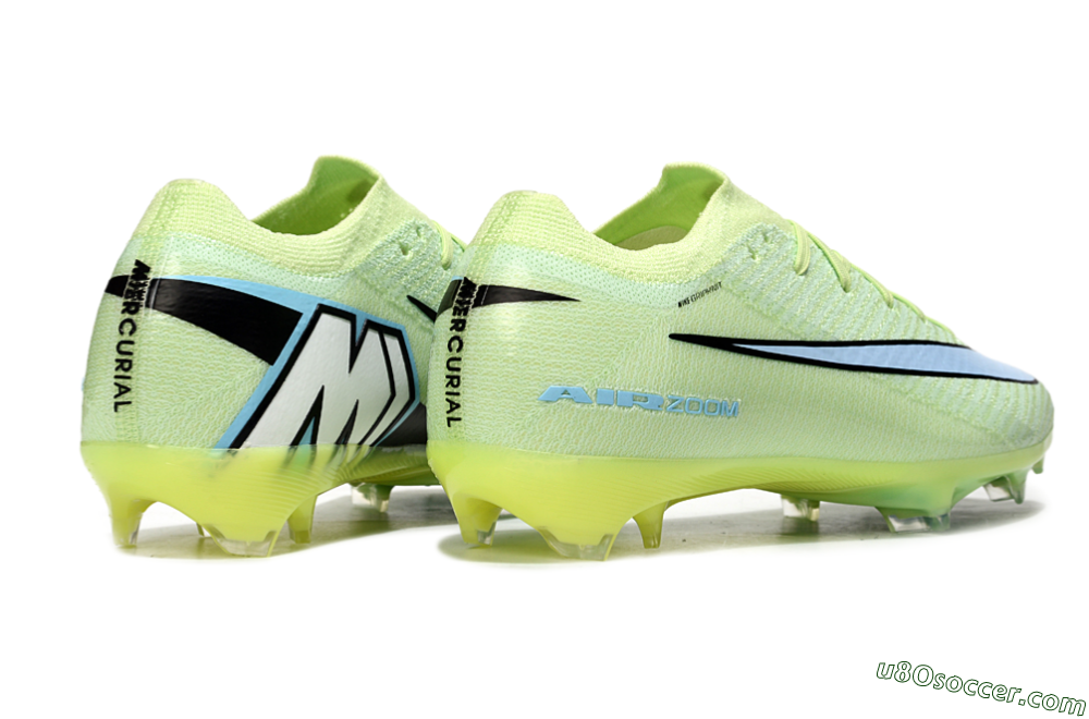 Nike Air Zoom Mercurial Vapor 16 Elite FG Firm Ground Soccer Cleats - Yellow/Blue/Black 6