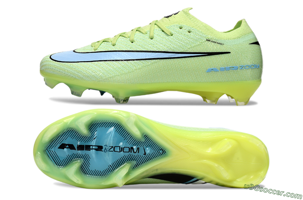 Nike Air Zoom Mercurial Vapor 16 Elite FG Firm Ground Soccer Cleats - Yellow/Blue/Black 0