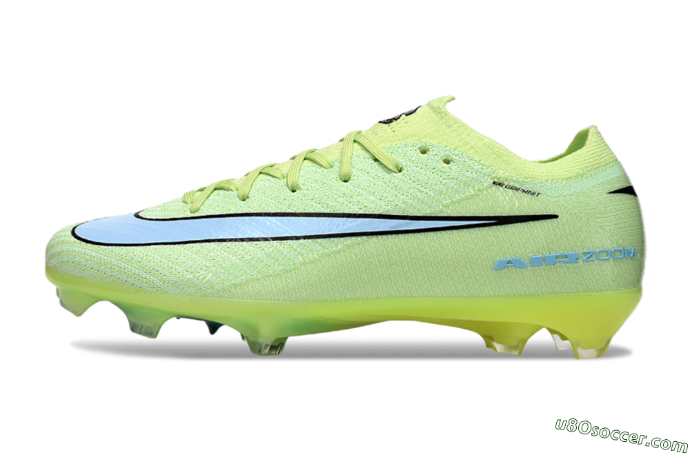 Nike Air Zoom Mercurial Vapor 16 Elite FG Firm Ground Soccer Cleats - Yellow/Blue/Black 2