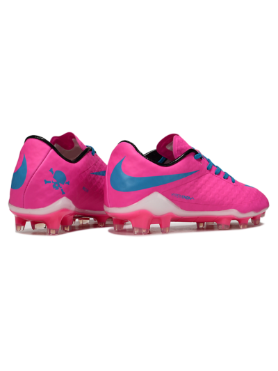 Nike Hypervenom Phantom FG Firm Ground Soccer Cleats - Pink/Blue/White