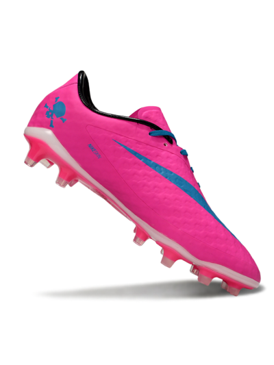 Nike Hypervenom Phantom FG Firm Ground Soccer Cleats - Pink/Blue/White