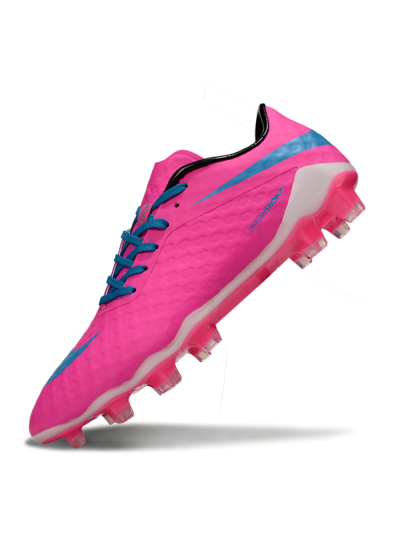 Nike Hypervenom Phantom FG Firm Ground Soccer Cleats - Pink/Blue/White
