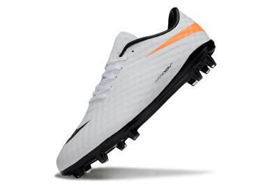 Nike Hypervenom Phantom FG Firm Ground Soccer Cleats - White/Black/Orange