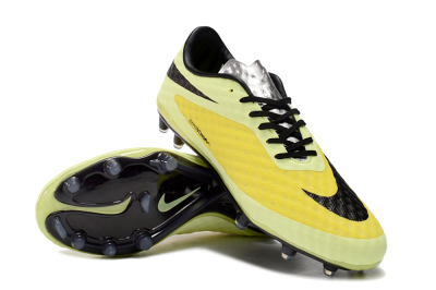 Nike Hypervenom Phantom FG Firm Ground Soccer Cleats - Yellow/Black/Silver