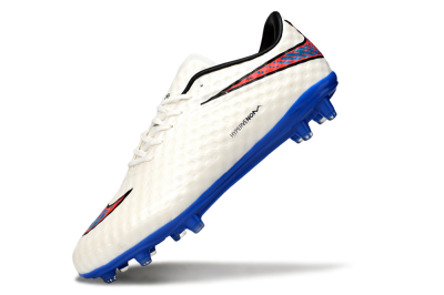 Nike Hypervenom Phantom FG Firm Ground Soccer Cleats - White/Red/Blue